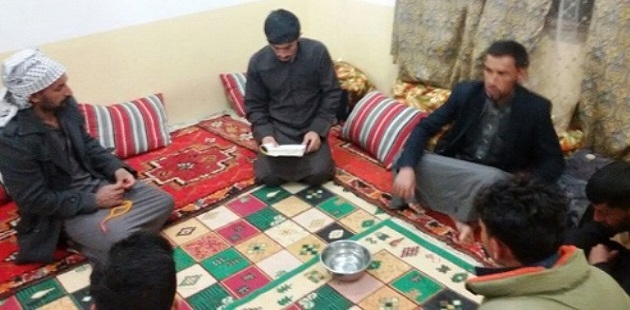 عباس الزيادي يعطي درسه الفقهي في هيئة نبي الرحمة