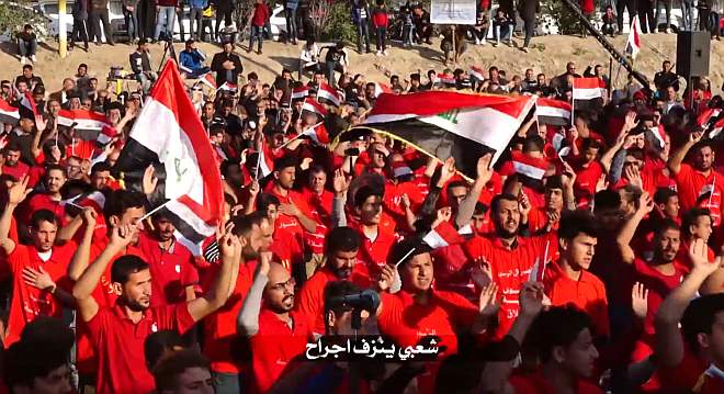 مهرجان_26_ أنشودة إباء شعب الوفاء - أداء جماعي