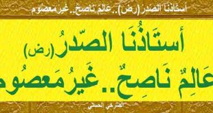 استاذنا الصدر عالم غير معصوم