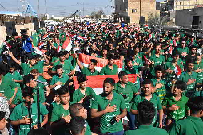 مهرجان_37_ دعما - لتظاهرات - شباب - العراق الثائر