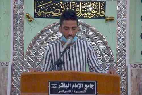 خطيب جمعة البصرة - السيد الأستاذ أوجد-حركة-علمية-جماهيرية