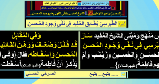الشيخ-الطبرسي-ينفي-وجود-المحسن-ابن-امير-المؤمنين